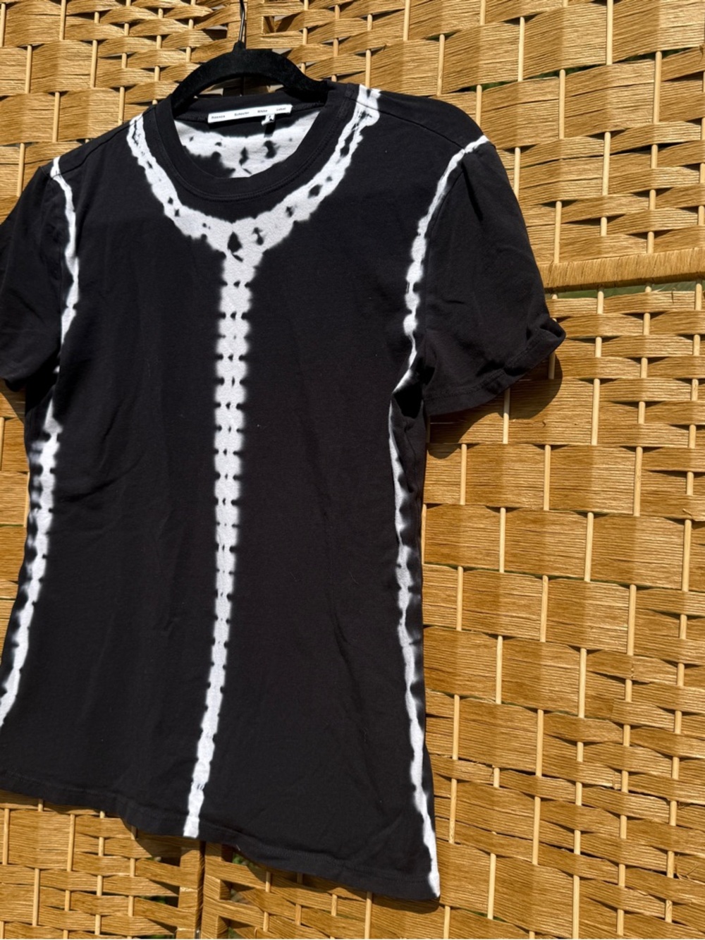 Proenza Schouler White Label Black and White T-Shirt Women’s Small - Picture 3 of 6